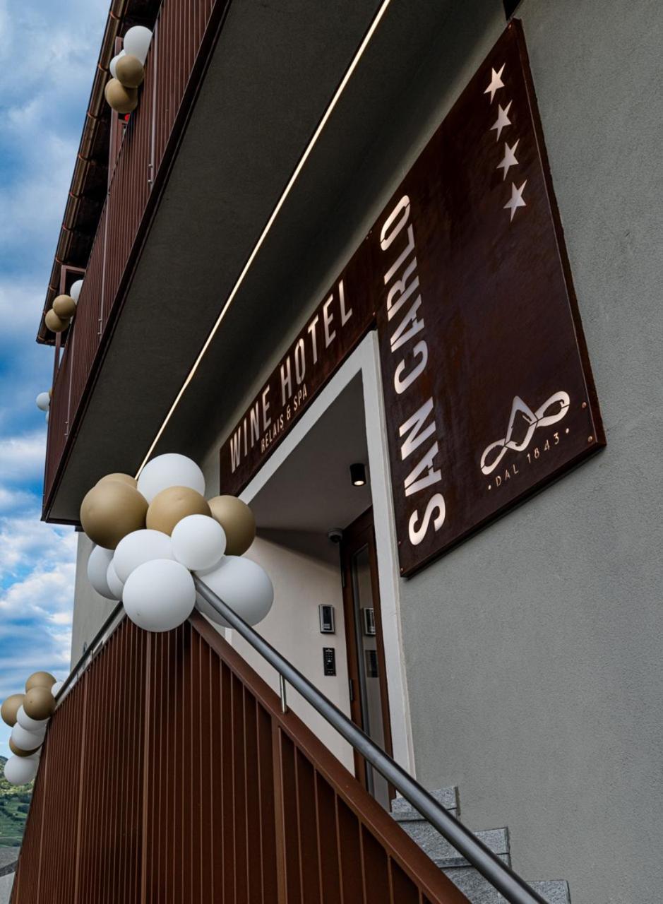 Wine Hotel San Carlo - Relais & Spa - Boutique Hotel Chiuro Eksteriør billede